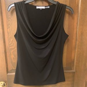Calvin Klein cowl neck sleeveless blouse. XS.